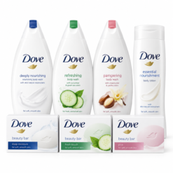 Dove body wash, beauty bars and body lotion for wholesale supply