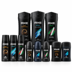 Axe deodorant sprays, roll-ons, sticks and shower gels wholesale