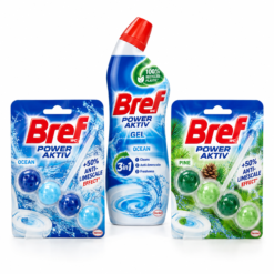 Bref toilet blocks and cleaning gel for wholesale supply in Europe