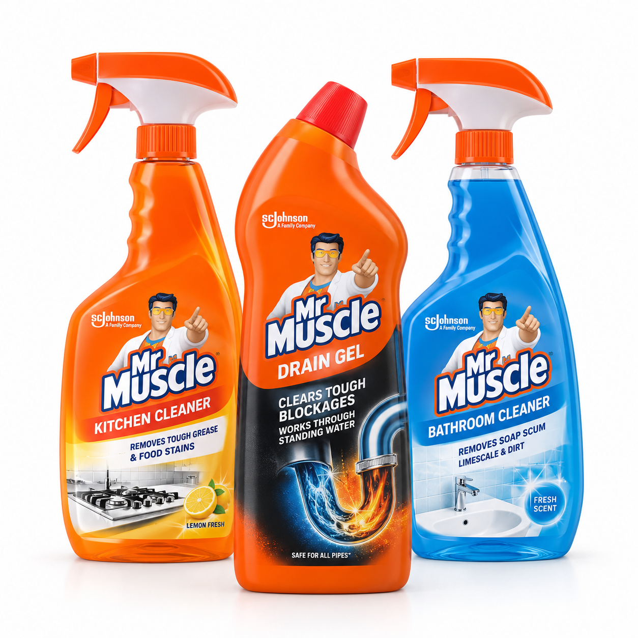 Mr Muscle household cleaning products for wholesale supply in Europe Mr Muscle household cleaning products for wholesale supply in Europe
