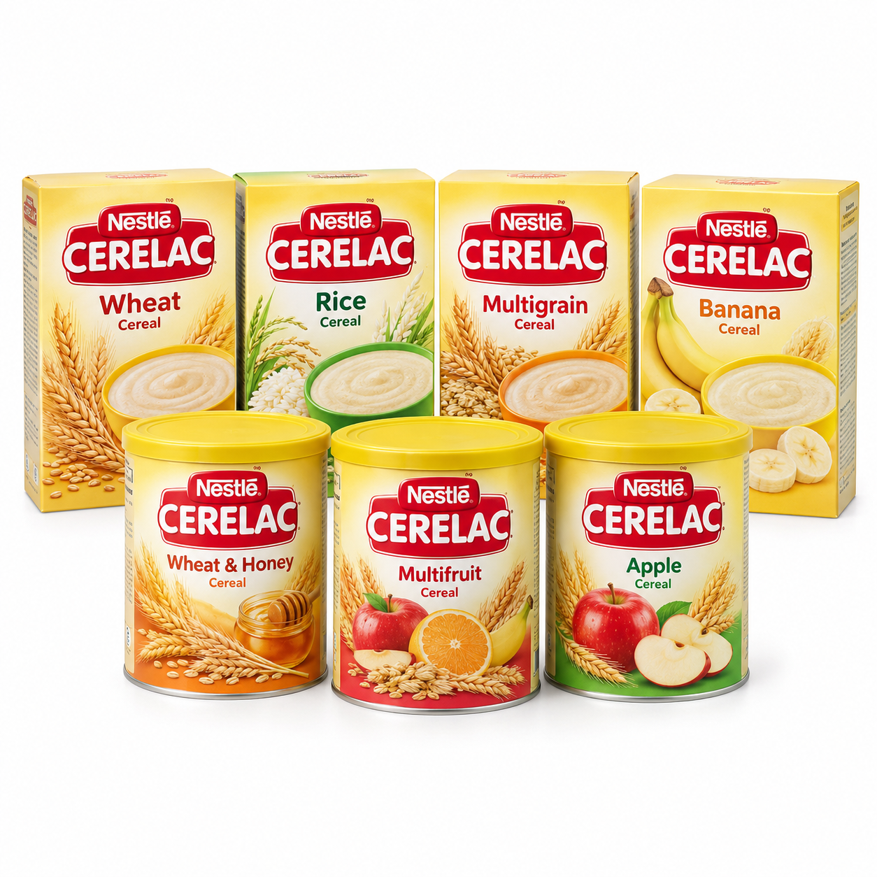Nestlé CERELAC baby cereal varieties for wholesale supply Nestlé CERELAC baby cereal varieties for wholesale supply