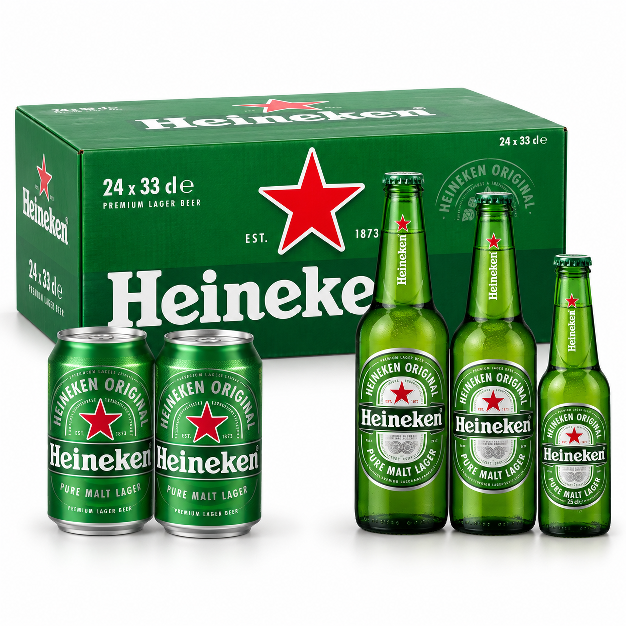 Heineken beer bottles, cans and wholesale case Heineken beer bottles, cans and wholesale case