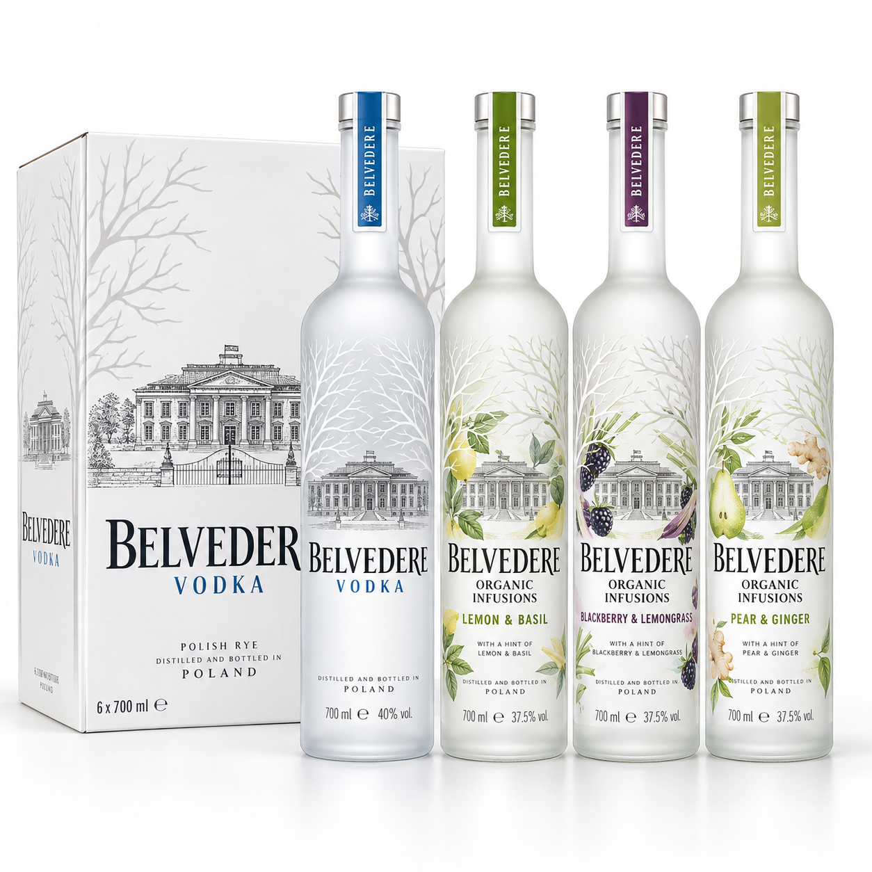 Belvedere Vodka and Organic Infusions bottles for wholesale Belvedere Vodka and Organic Infusions bottles for wholesale