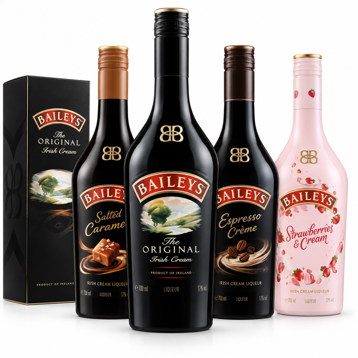 Baileys Original and flavoured Irish Cream bottles for wholesale Baileys Original and flavoured Irish Cream bottles for wholesale