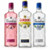 Gordon’s London Dry, Premium Pink and alcohol-free gin bottles wholesale
