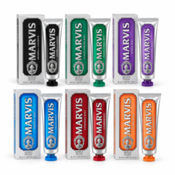 Marvis toothpaste flavours and retail boxes for wholesale supply